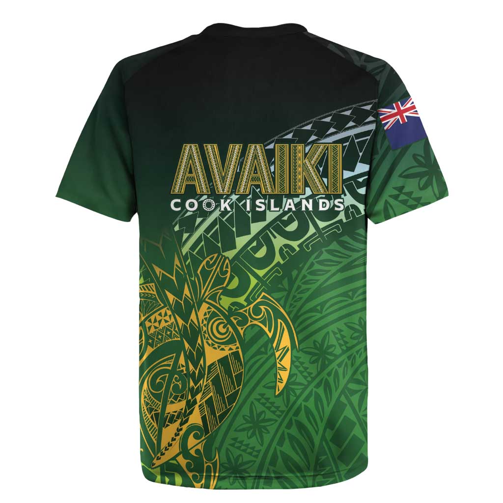 Cook Islands Rugby Kuki Avaiki Rugby Jersey Tribal Turtle LT7 - Polynesian Pride