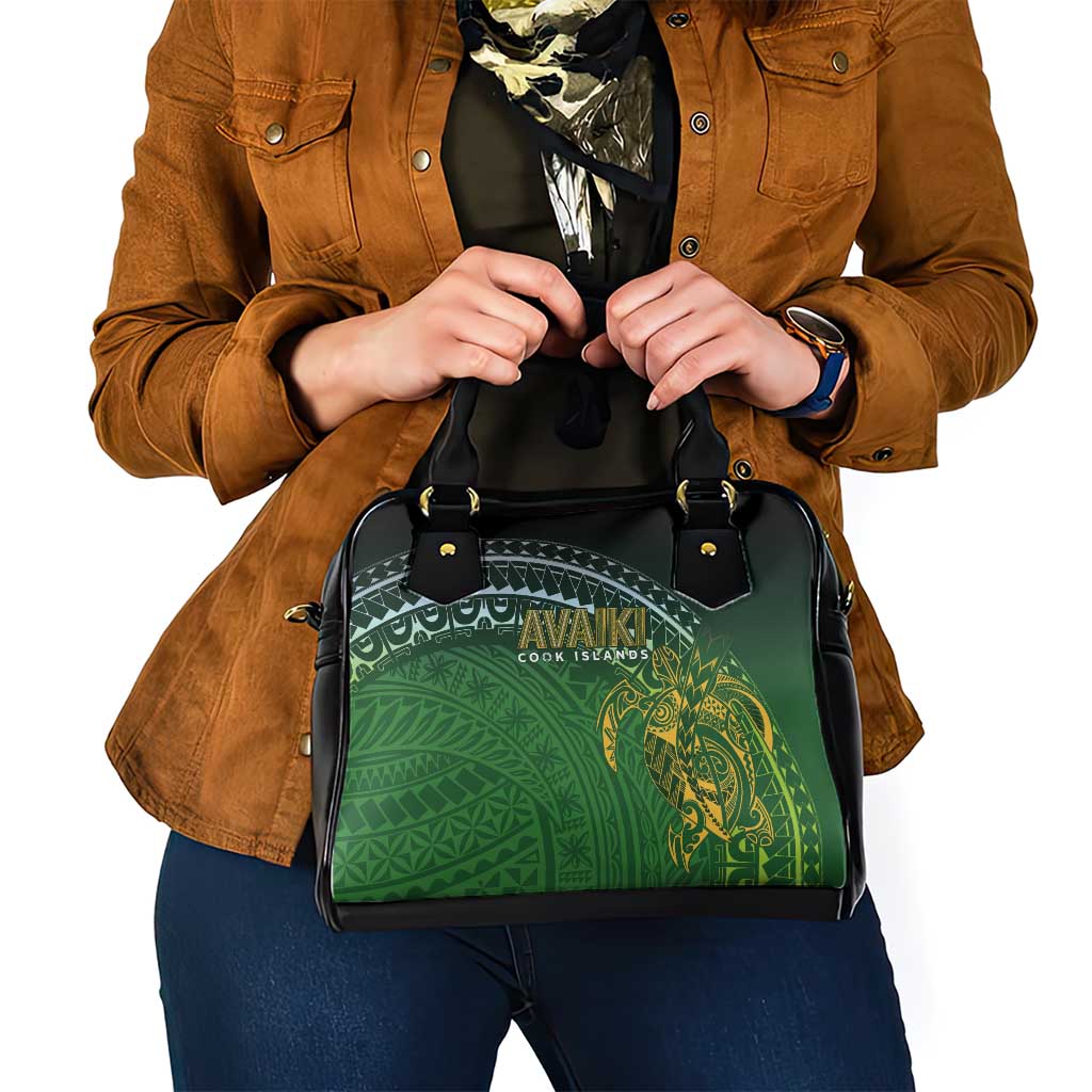 Cook Islands Rugby Kuki Avaiki Shoulder Handbag Tribal Turtle LT7 - Polynesian Pride