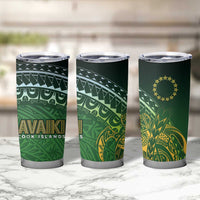Cook Islands Rugby Kuki Avaiki Tumbler Cup Tribal Turtle LT7 - Polynesian Pride