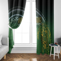 Cook Islands Rugby Kuki Avaiki Window Curtain Tribal Turtle LT7 - Polynesian Pride