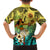 Honolulu Hawaii Family Matching Off Shoulder Short Dress and Hawaiian Shirt Ilima Plumeria with Hula Girl LT7 - Polynesian Pride