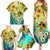 Honolulu Hawaii Family Matching Summer Maxi Dress and Hawaiian Shirt Ilima Plumeria with Hula Girl LT7 - Polynesian Pride