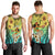 Honolulu Hawaii Men Tank Top Ilima Plumeria with Hula Girl LT7 - Polynesian Pride