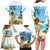 Personalised Hawaii Hula Girl Family Matching Long Sleeve Bodycon Dress and Hawaiian Shirt Honolulu Festival LT7 - Polynesian Pride