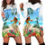 Personalised Hawaii Hula Girl Hoodie Dress Honolulu Festival LT7 - Polynesian Pride