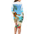 Personalised Hawaii Hula Girl Long Sleeve Bodycon Dress Honolulu Festival LT7 - Polynesian Pride