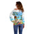 Personalised Hawaii Hula Girl Off Shoulder Sweater Honolulu Festival LT7 - Polynesian Pride