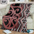 Maori Taniko Patterns Blanket Brown Patiki Motifs Mix Whakairo Ngaru