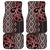 Maori Taniko Patterns Car Mats Brown Patiki Motifs Mix Whakairo Ngaru