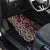 Maori Taniko Patterns Car Mats Brown Patiki Motifs Mix Whakairo Ngaru