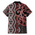 Maori Taniko Patterns Family Matching Long Sleeve Bodycon Dress and Hawaiian Shirt Brown Patiki Motifs Mix Whakairo Ngaru