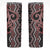 Maori Taniko Patterns Skinny Tumbler Brown Patiki Motifs Mix Whakairo Ngaru