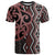 Maori Taniko Patterns T Shirt Brown Patiki Motifs Mix Whakairo Ngaru