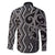 Maori Taniko Patterns Family Matching Short Sleeve Bodycon Dress and Hawaiian Shirt Black Patiki Motifs Mix Whakairo Ngaru