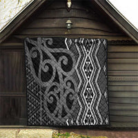 Maori Taniko Patterns Quilt Black Patiki Motifs Mix Whakairo Ngaru LT7 - Polynesian Pride