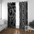 Maori Taniko Patterns Window Curtain Black Patiki Motifs Mix Whakairo Ngaru