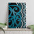 Maori Taniko Patterns Canvas Wall Art Azure Patiki Motifs Mix Whakairo Ngaru