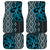 Maori Taniko Patterns Car Mats Azure Patiki Motifs Mix Whakairo Ngaru