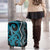 Maori Taniko Patterns Luggage Cover Azure Patiki Motifs Mix Whakairo Ngaru