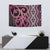 Maori Taniko Patterns Tapestry Pink Patiki Motifs Mix Whakairo Ngaru