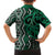 Maori Taniko Patterns Family Matching Off Shoulder Maxi Dress and Hawaiian Shirt Pounamu Patiki Motifs Mix Whakairo Ngaru