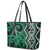 Maori Taniko Patterns Leather Tote Bag Pounamu Patiki Motifs Mix Whakairo Ngaru