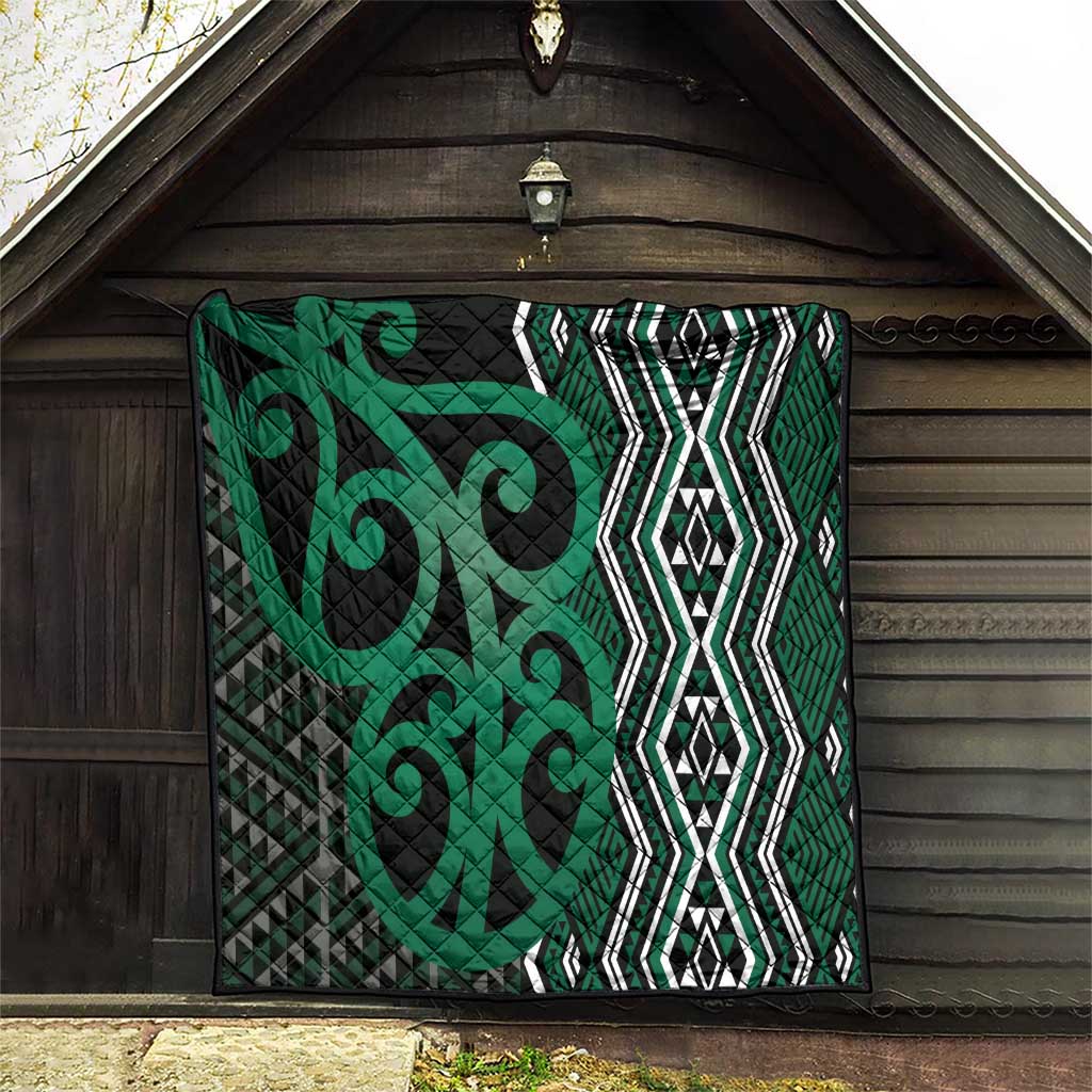 Maori Taniko Patterns Quilt Pounamu Patiki Motifs Mix Whakairo Ngaru LT7 - Polynesian Pride
