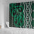 Maori Taniko Patterns Shower Curtain Pounamu Patiki Motifs Mix Whakairo Ngaru