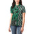 Maori Taniko Patterns Women Polo Shirt Pounamu Patiki Motifs Mix Whakairo Ngaru