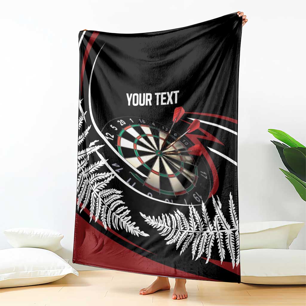 New Zealand Darts Personalised Blanket Silver Fern Dynamic LT7 - Polynesian Pride