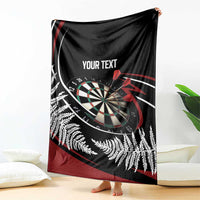 New Zealand Darts Personalised Blanket Silver Fern Dynamic LT7 - Polynesian Pride