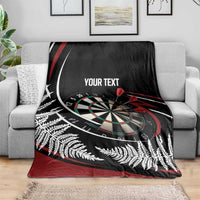 New Zealand Darts Personalised Blanket Silver Fern Dynamic LT7 - Polynesian Pride