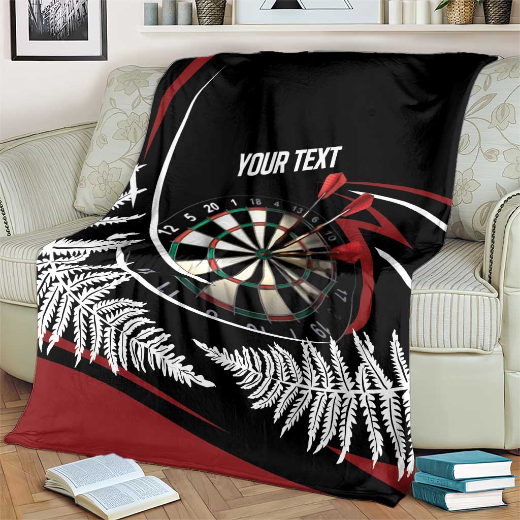 New Zealand Darts Personalised Blanket Silver Fern Dynamic LT7 - Polynesian Pride