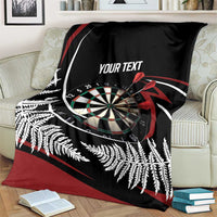 New Zealand Darts Personalised Blanket Silver Fern Dynamic LT7 - Polynesian Pride