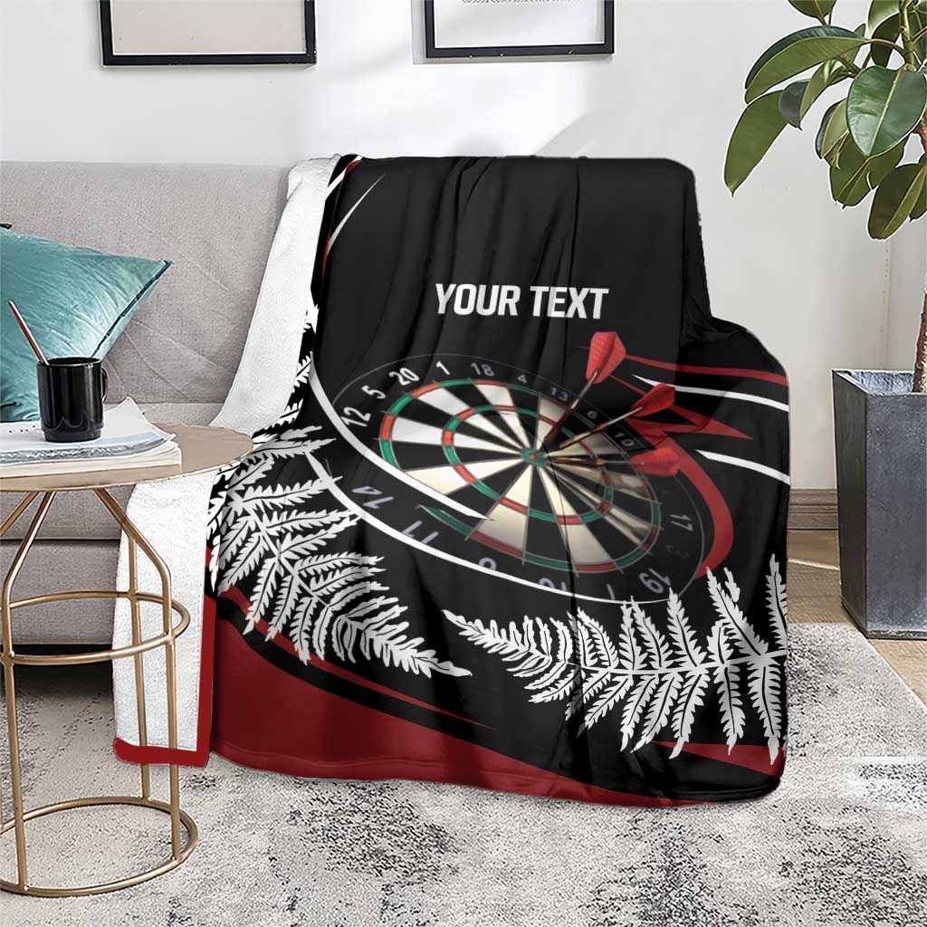 New Zealand Darts Personalised Blanket Silver Fern Dynamic LT7 - Polynesian Pride