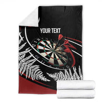 New Zealand Darts Personalised Blanket Silver Fern Dynamic LT7 - Polynesian Pride