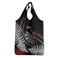 New Zealand Darts Personalised Grocery Bag Silver Fern Dynamic LT7 - Polynesian Pride