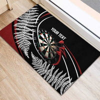 New Zealand Darts Personalised Rubber Doormat Silver Fern Dynamic LT7 - Polynesian Pride