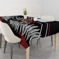 New Zealand Darts Personalised Tablecloth Silver Fern Dynamic LT7 - Polynesian Pride