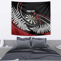 New Zealand Darts Personalised Tapestry Silver Fern Dynamic LT7 - Polynesian Pride
