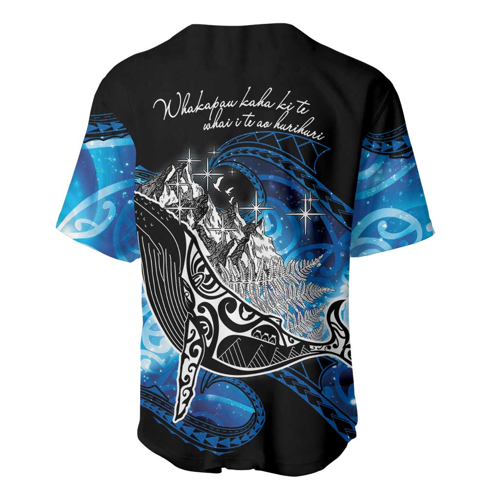 Maori Matariki Te Araroa Paikea Starry Baseball Jersey Tangaroa Whakatauki LT7 - Polynesian Pride