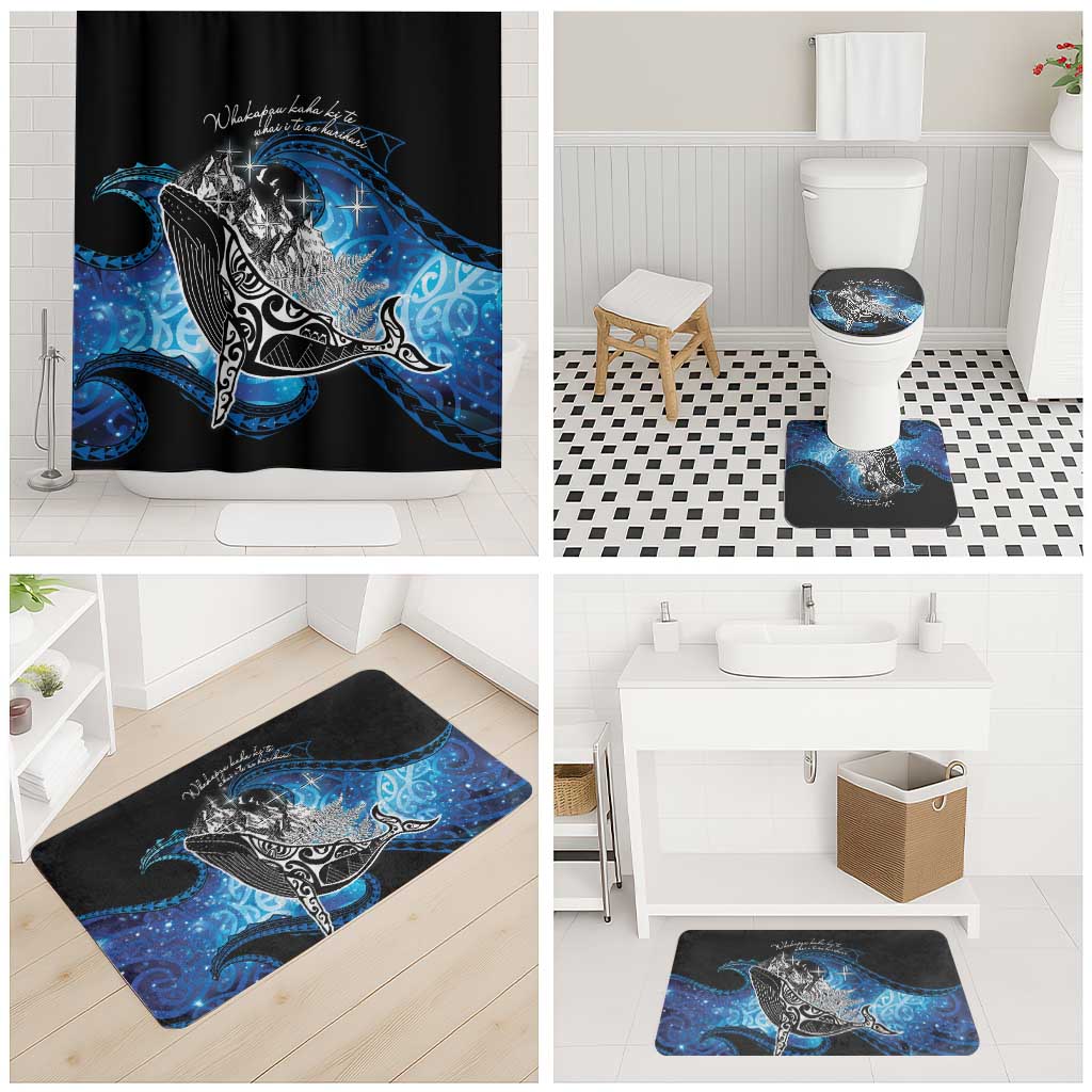Maori Matariki Te Araroa Paikea Starry Bathroom Set Tangaroa Whakatauki LT7 - Polynesian Pride