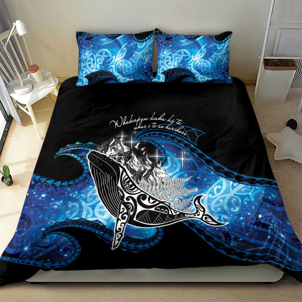 Maori Matariki Te Araroa Paikea Starry Bedding Set Tangaroa Whakatauki LT7 - Polynesian Pride