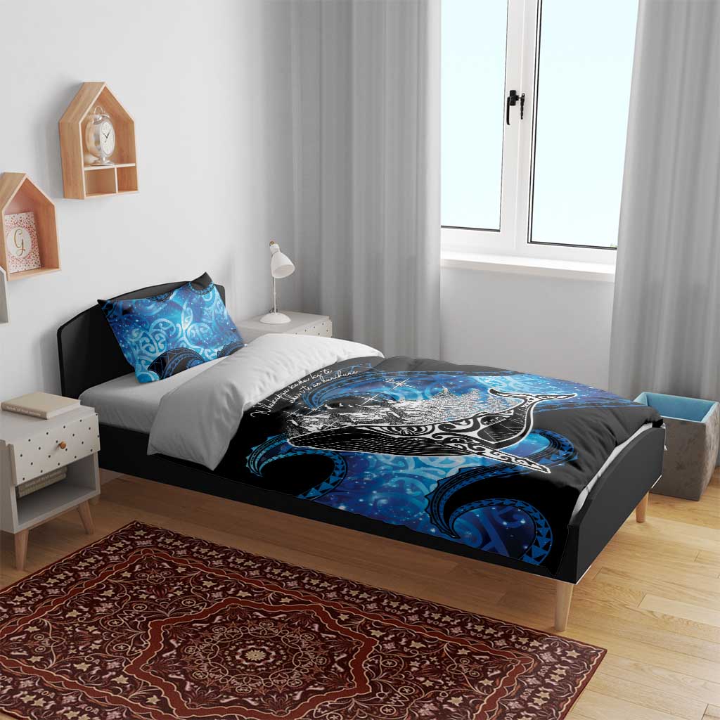 Maori Matariki Te Araroa Paikea Starry Bedding Set Tangaroa Whakatauki LT7 - Polynesian Pride