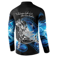 Maori Matariki Te Araroa Paikea Starry Button Sweatshirt Tangaroa Whakatauki LT7 - Polynesian Pride