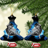Maori Matariki Te Araroa Paikea Starry Ceramic Ornament Tangaroa Whakatauki LT7 Christmas Tree Black - Polynesian Pride