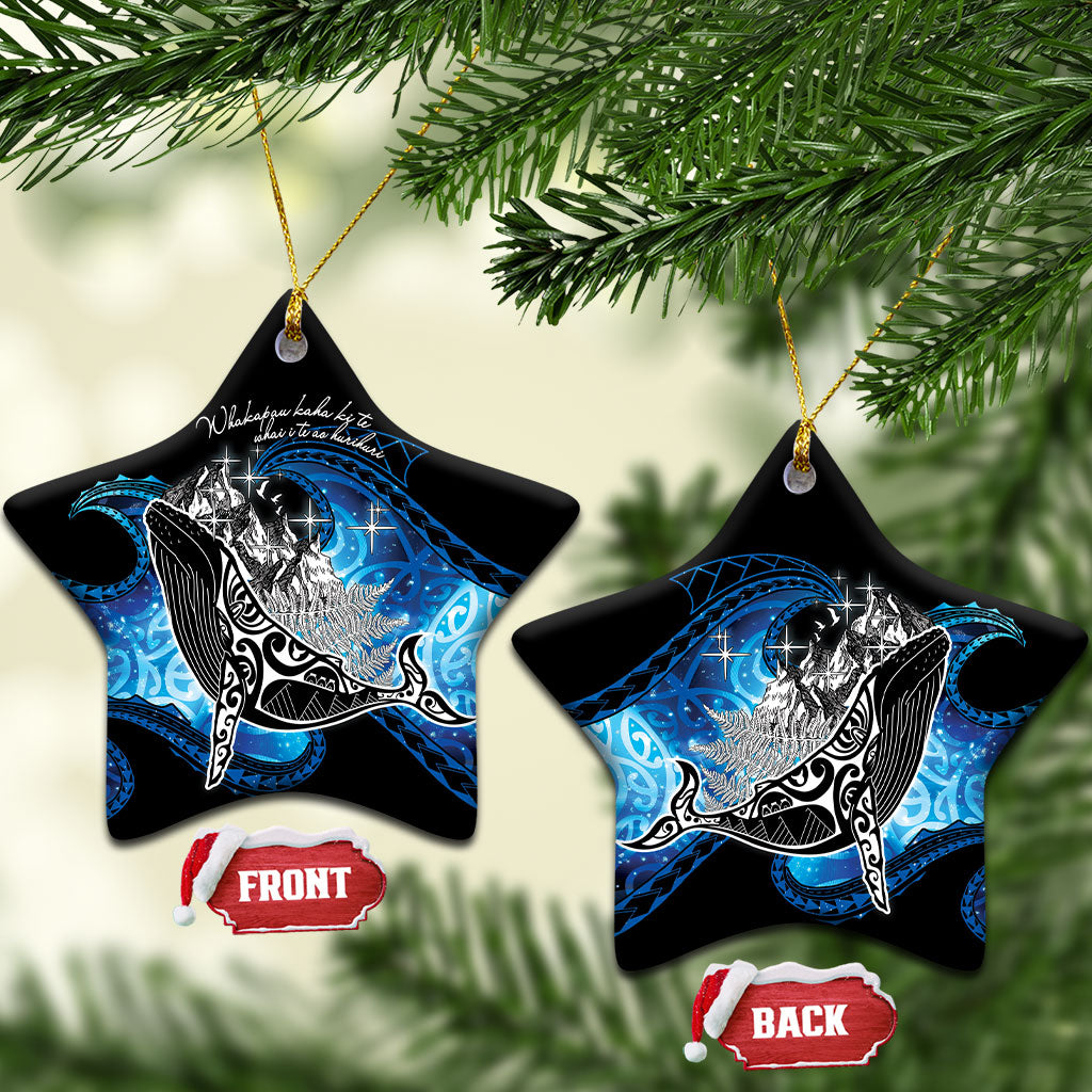 Maori Matariki Te Araroa Paikea Starry Ceramic Ornament Tangaroa Whakatauki LT7 Star Black - Polynesian Pride