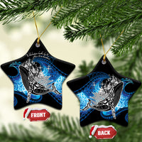 Maori Matariki Te Araroa Paikea Starry Ceramic Ornament Tangaroa Whakatauki LT7 Star Black - Polynesian Pride
