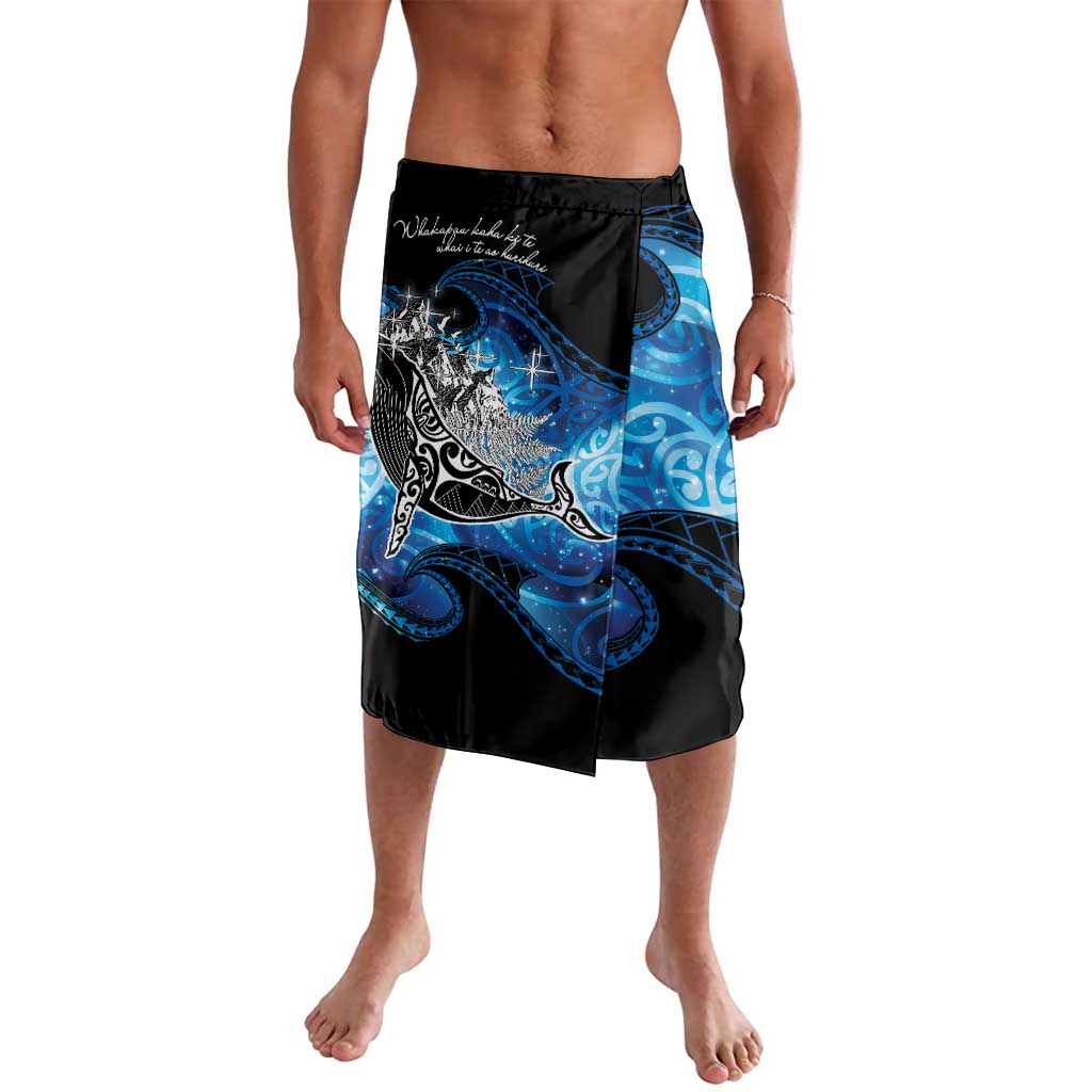 Maori Matariki Te Araroa Paikea Starry Lavalava Tangaroa Whakatauki LT7 Black - Polynesian Pride