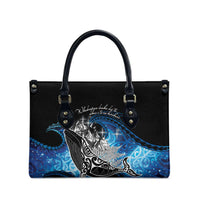 Maori Matariki Te Araroa Paikea Starry Leather Bag Tangaroa Whakatauki LT7 - Polynesian Pride